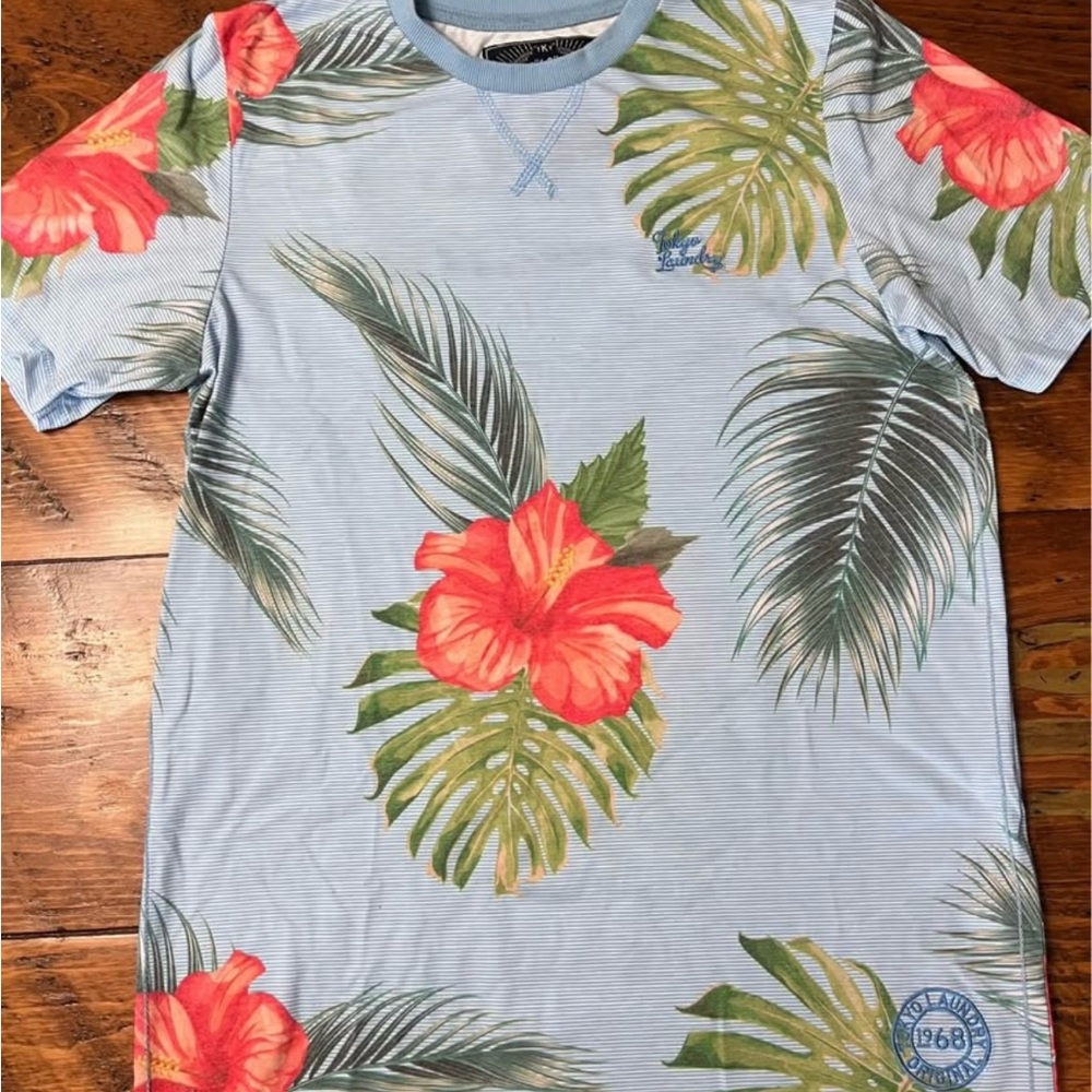 Tokyo Laundry Blue Floral T-Shirt